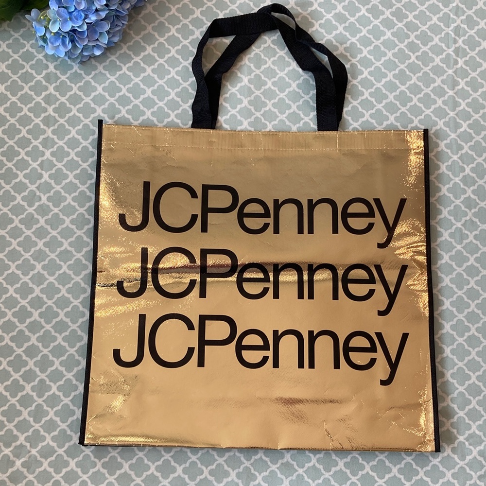JC Penny Reusable Gold Shopping Bag Black Friday 2024 - Picture 3 of 5